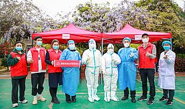 “志愿红”守卫“健康绿”，李丽团队在行动